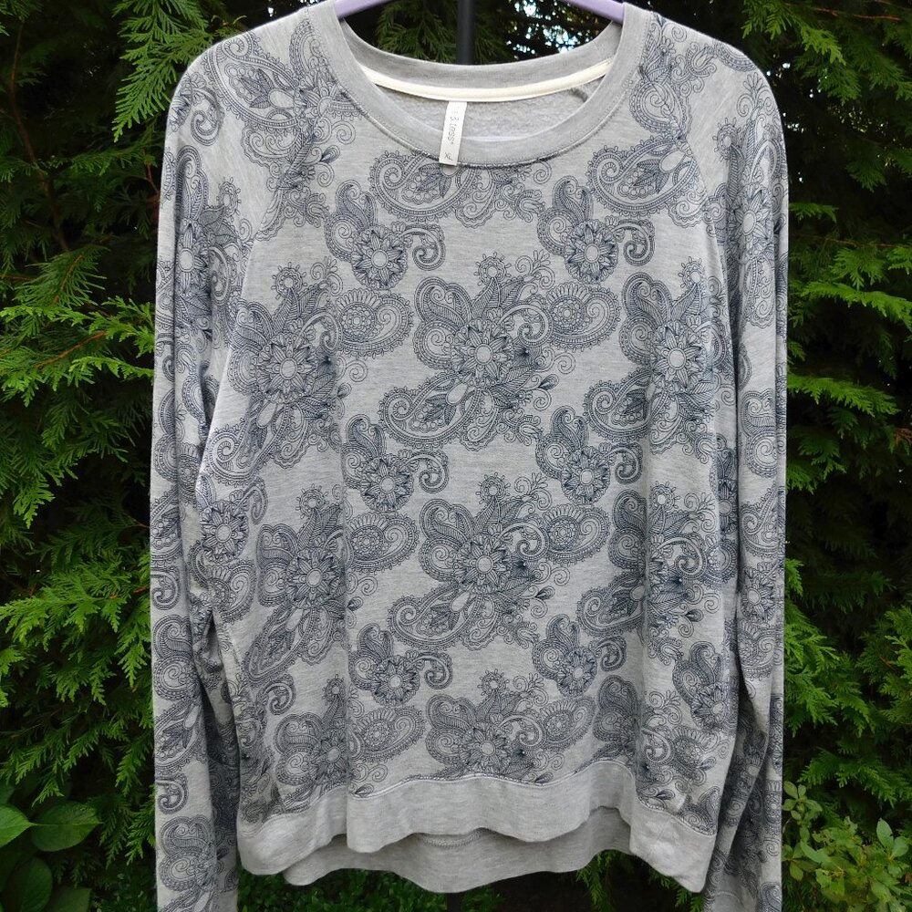 Mia & Tess Soft & Stretchy Rayon-Blend Hi-Lo Top XL